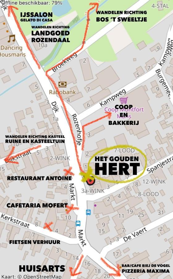 Het Gouden Hert Montfort Buitenkant foto